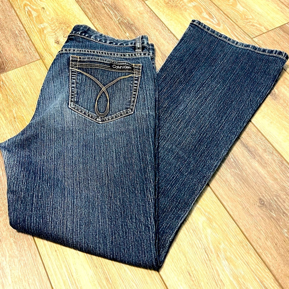 Calvin Klein flare leg jeans